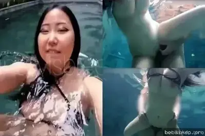 Hajar pacar binal di bawah kolam renang