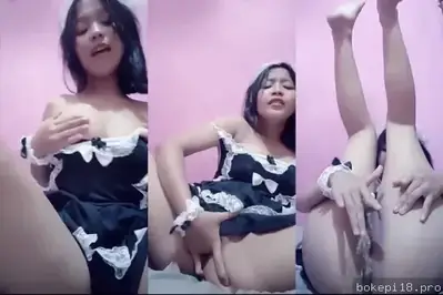 Pembantu memek tembem colmek liar panas